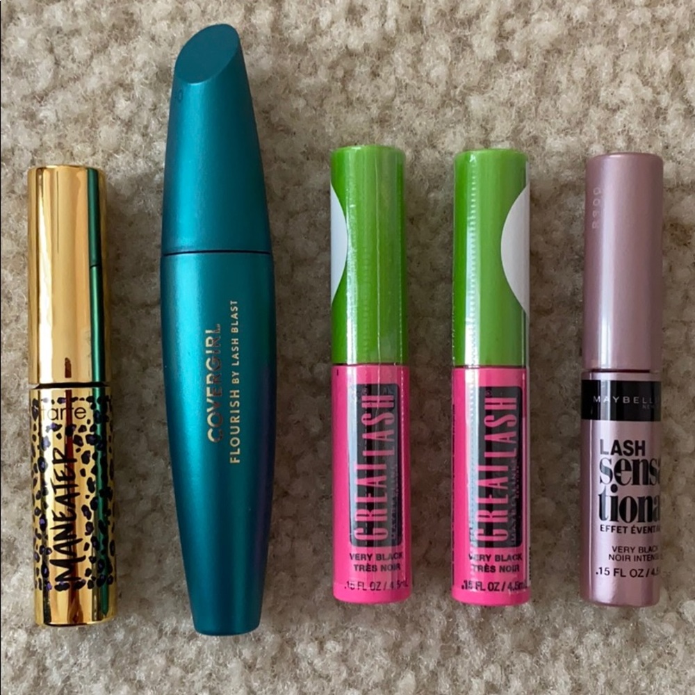 Mascara lovers lot / bundle (4 mini & 1 full-size)